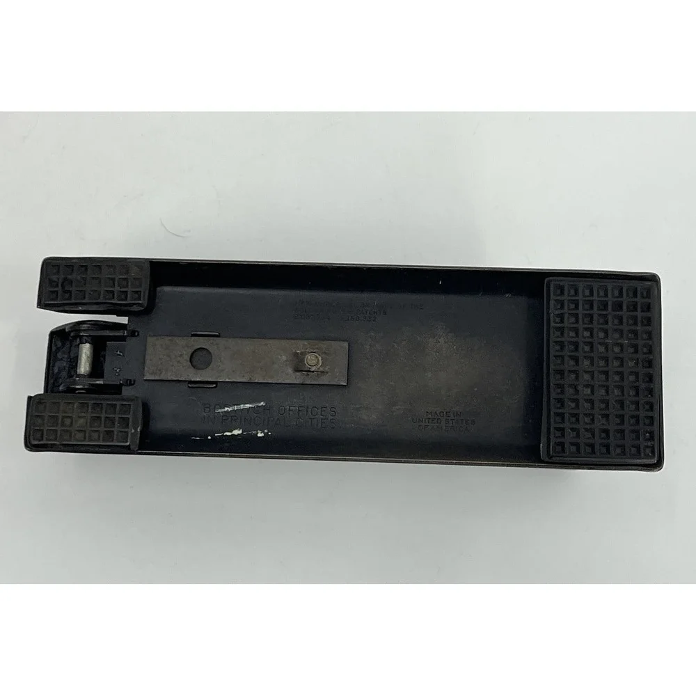 Vintage Bostitch B5 Model Black Textured Metal Stapler Made In USA